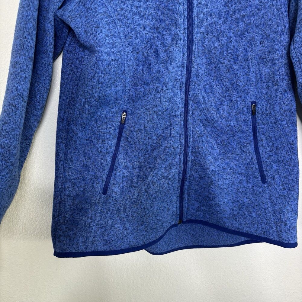 L.L.Bean Women’s Sweater Fleece Full-Zip Jacket Blue Small Cozy Outdoor - Picture 3 of 11